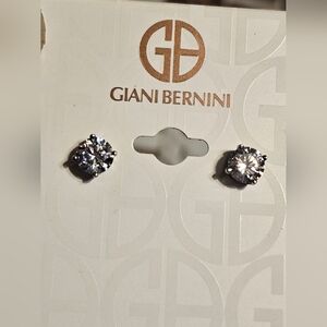 Giani Bernini Sterling Silver 925 CZ Earring Studs